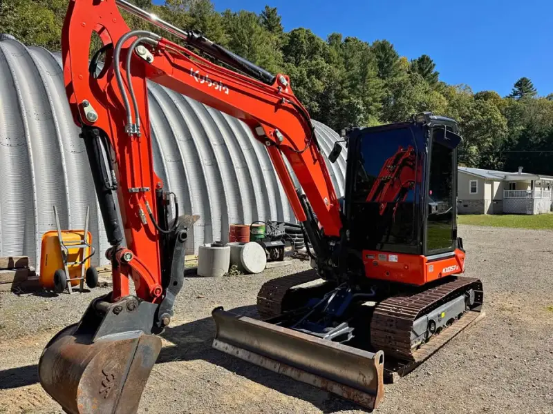2024 Kubota KX057-5 Excavator 325 Hours + Brush Cutter photo 1