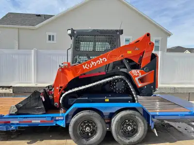2025 Kubota SVL75-3 Track Loader and Tilt Deck Trailer